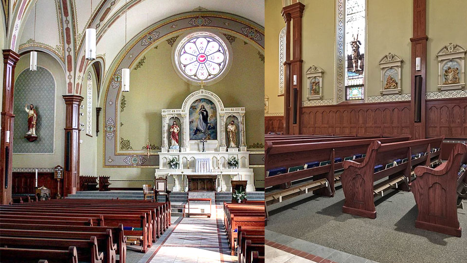 Church of Notre Dame Chippewa Falls WI Remodel